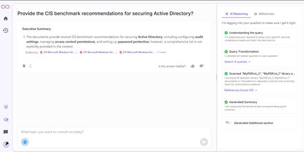 Cybersecurity AI consultant