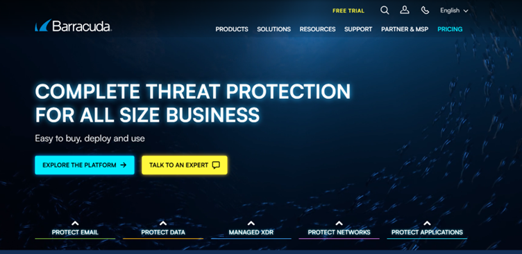 Barracuda Networks for threat protection