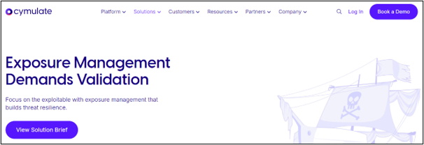 Cymulate’s Exposure Management platform (Source: Cymulate)
